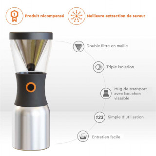 Avantages de la cafetière Cold Brew Asobu